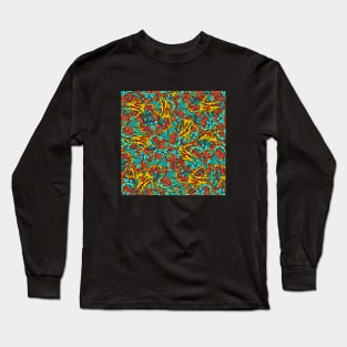 Abstract Hand Pattern Long Sleeve T-Shirt